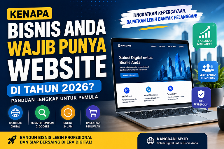 Kenapa Bisnis Anda Wajib Punya Website di Tahun 2026?