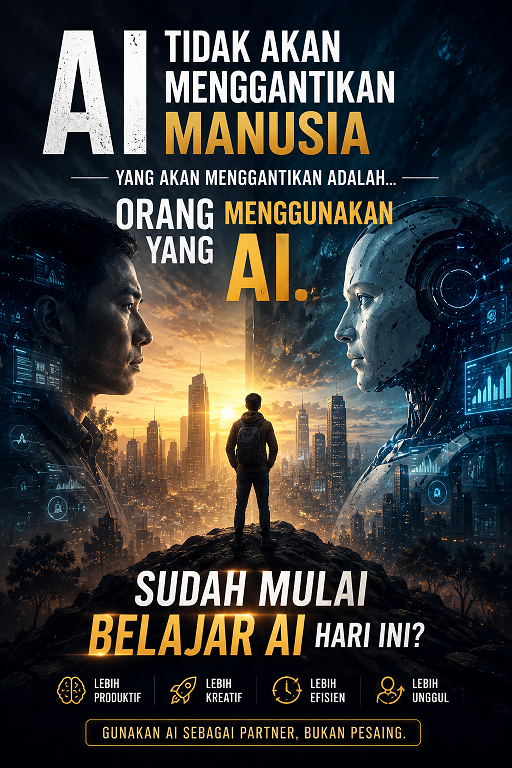 AI Tidak Akan Menggantikan Manusia, Tetapi...