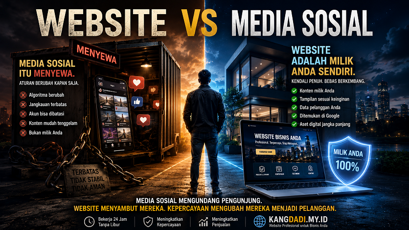 Website vs Media Sosial