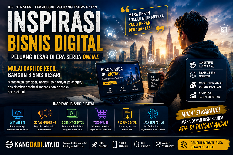 Inspirasi Bisnis Digital: Peluang Besar di Era Serba Online
