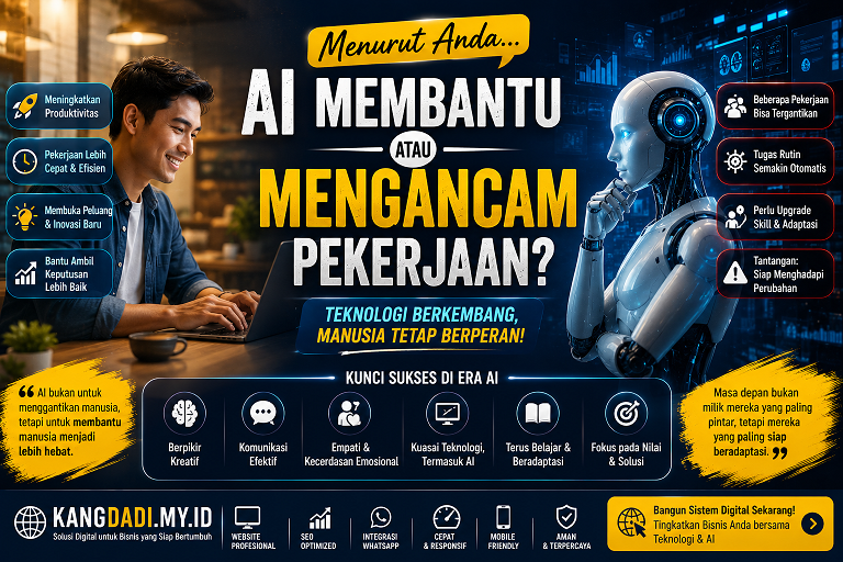 Menurut Anda... AI Membantu atau Mengancam Pekerjaan?