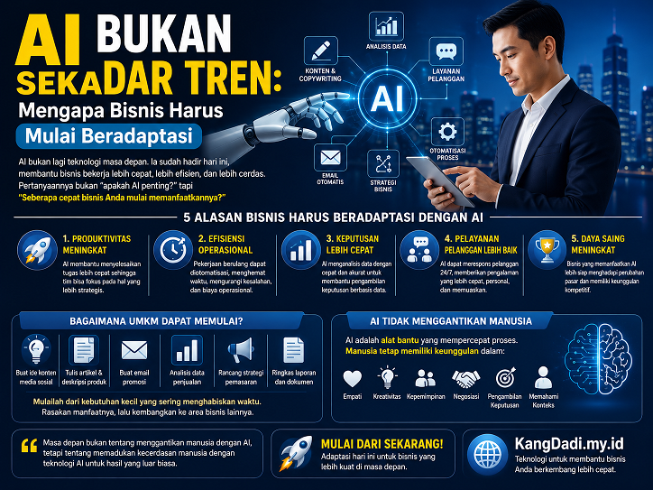 AI Bukan Sekadar Tren: Mengapa Bisnis Harus Mulai Beradaptasi
