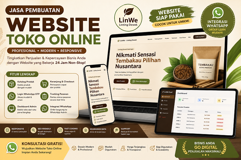 Jasa Website Toko Online